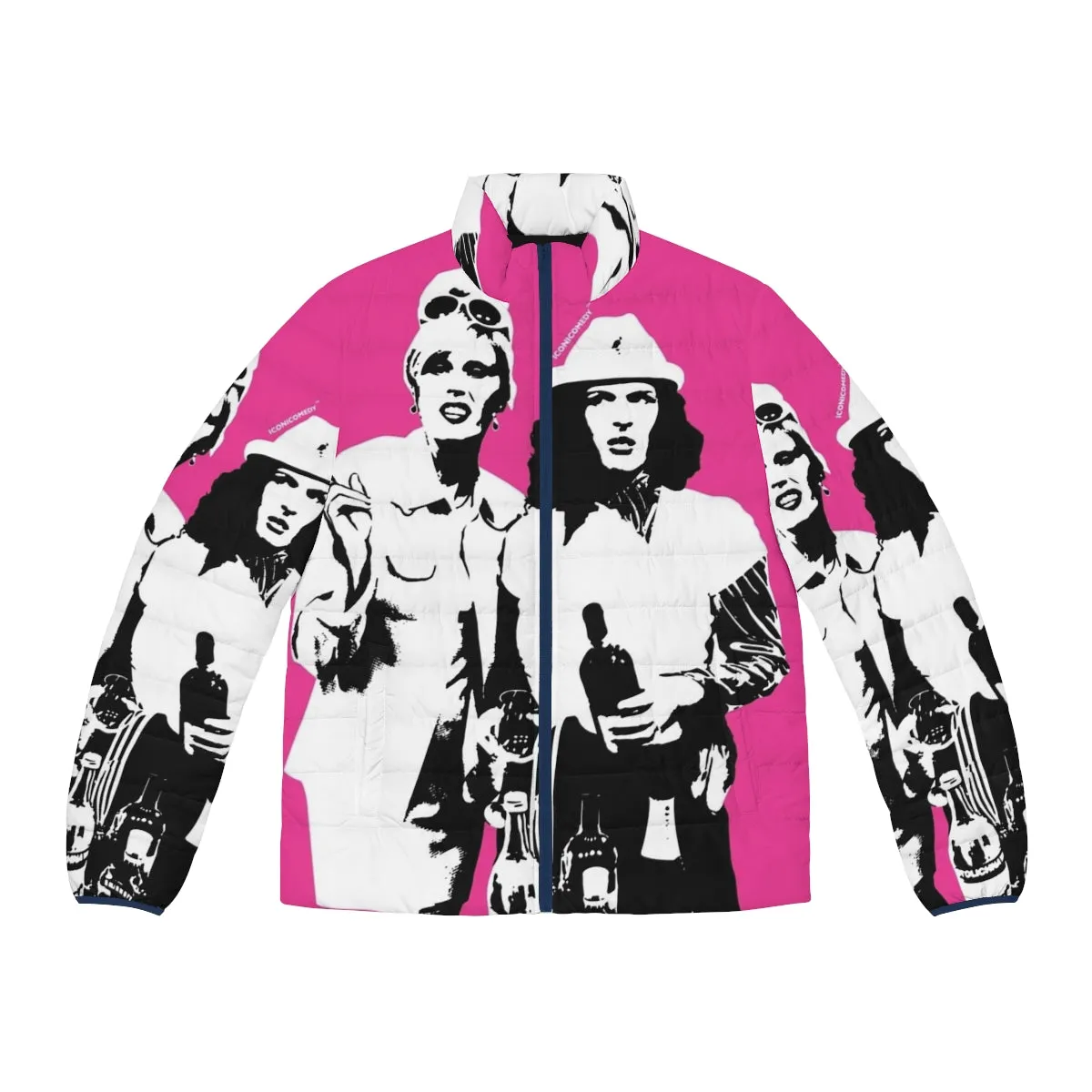 Absolutely Fabulous Puffer Jacket - The Iconic Comedy Outerwear