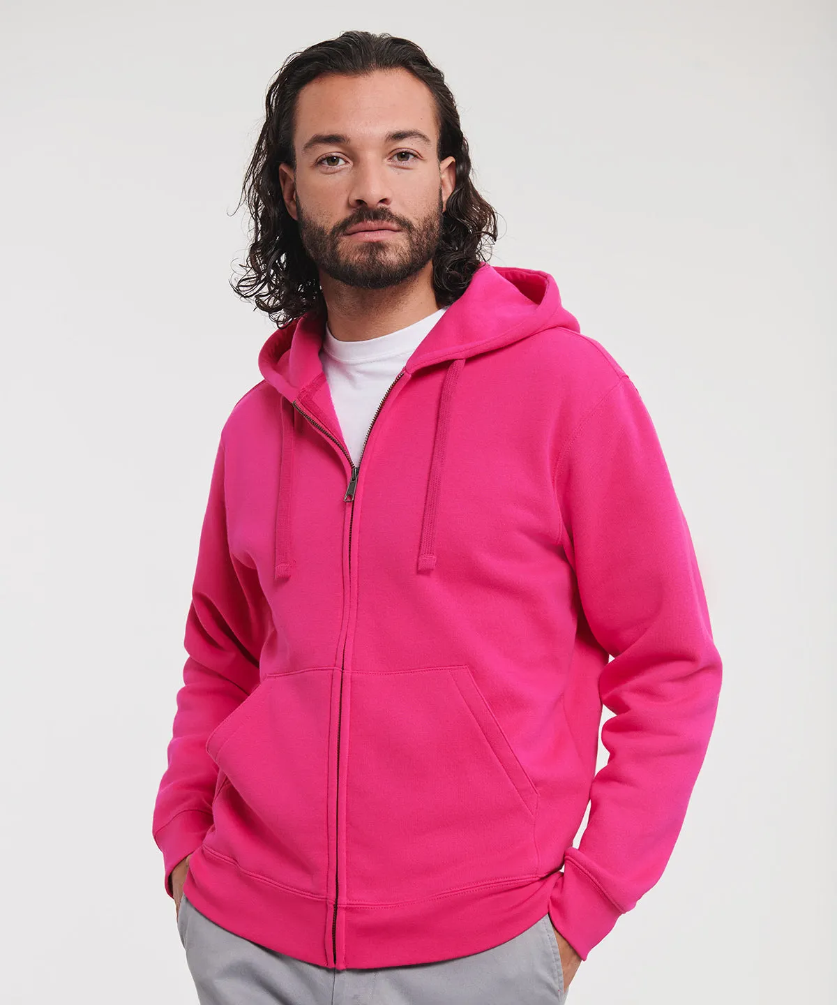 Authentic zipped hooded sweat | Bright Royal