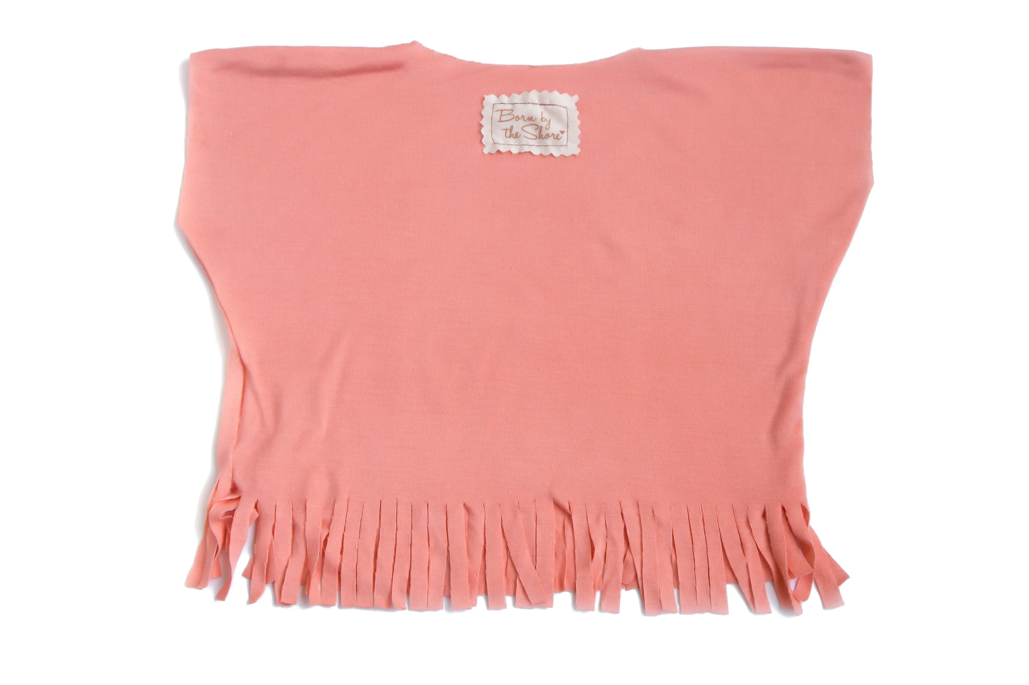 Baby & Toddler Girls Fringe T-Shirt | Coral Pink