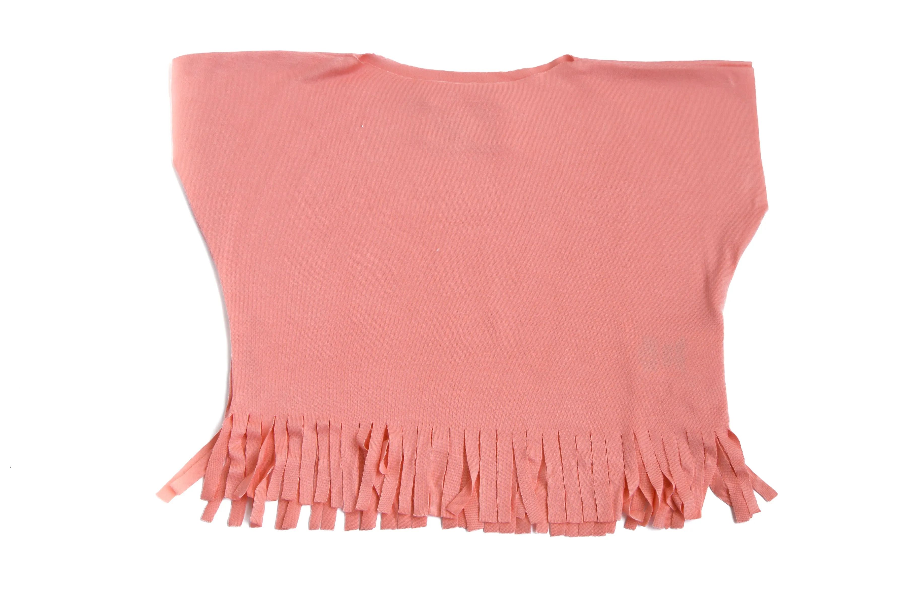 Baby & Toddler Girls Fringe T-Shirt | Coral Pink