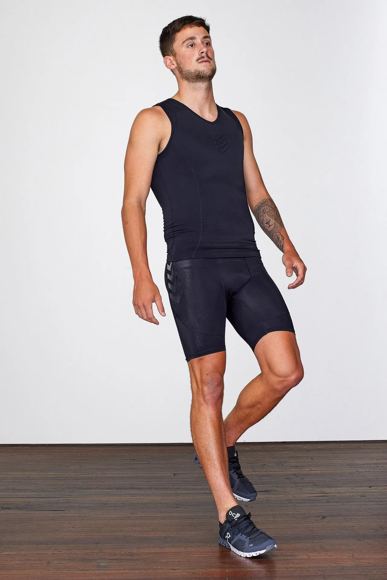 BASE Men's Compression Shorts - Black