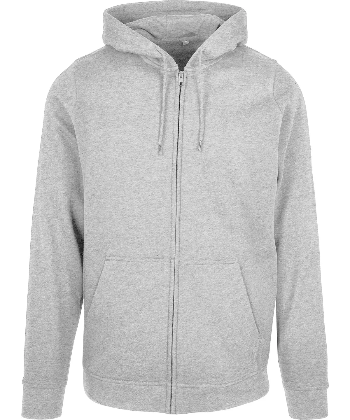 Basic zip hoodie | Heather Grey