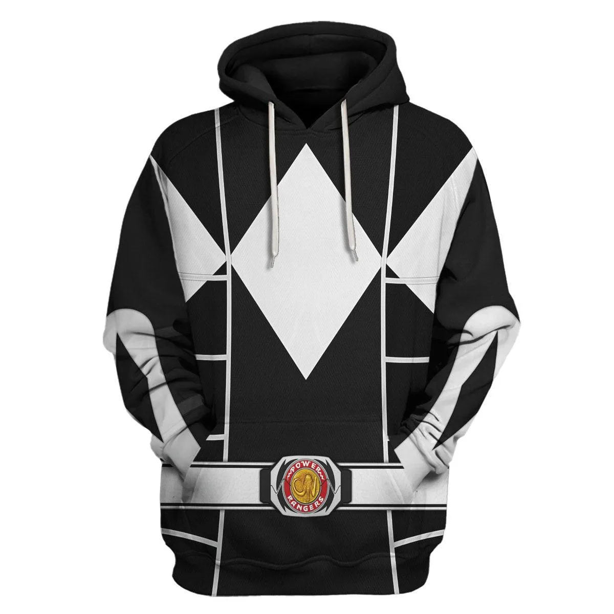 Black Ranger Mighty Morphin Cosplay Hoodies Sweatshirt T-shirt Hawaiian