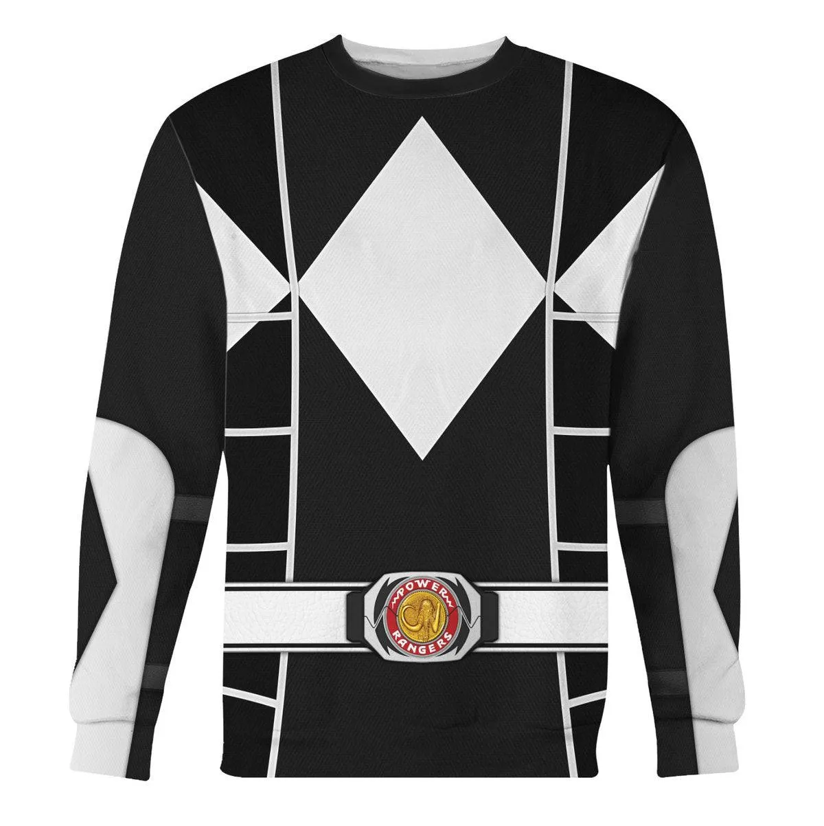 Black Ranger Mighty Morphin Cosplay Hoodies Sweatshirt T-shirt Hawaiian