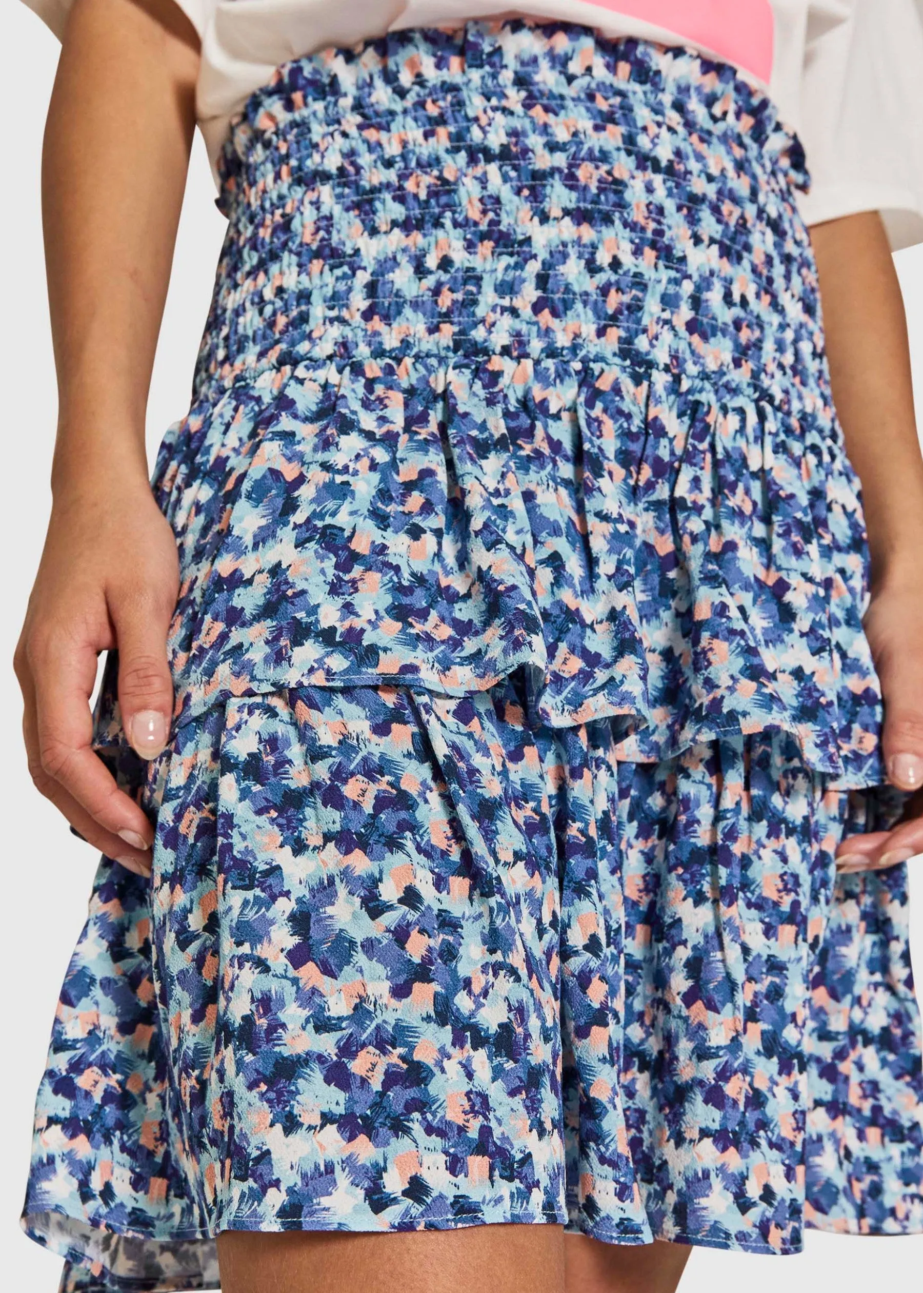 Bomba smock skirt - Multicolor print