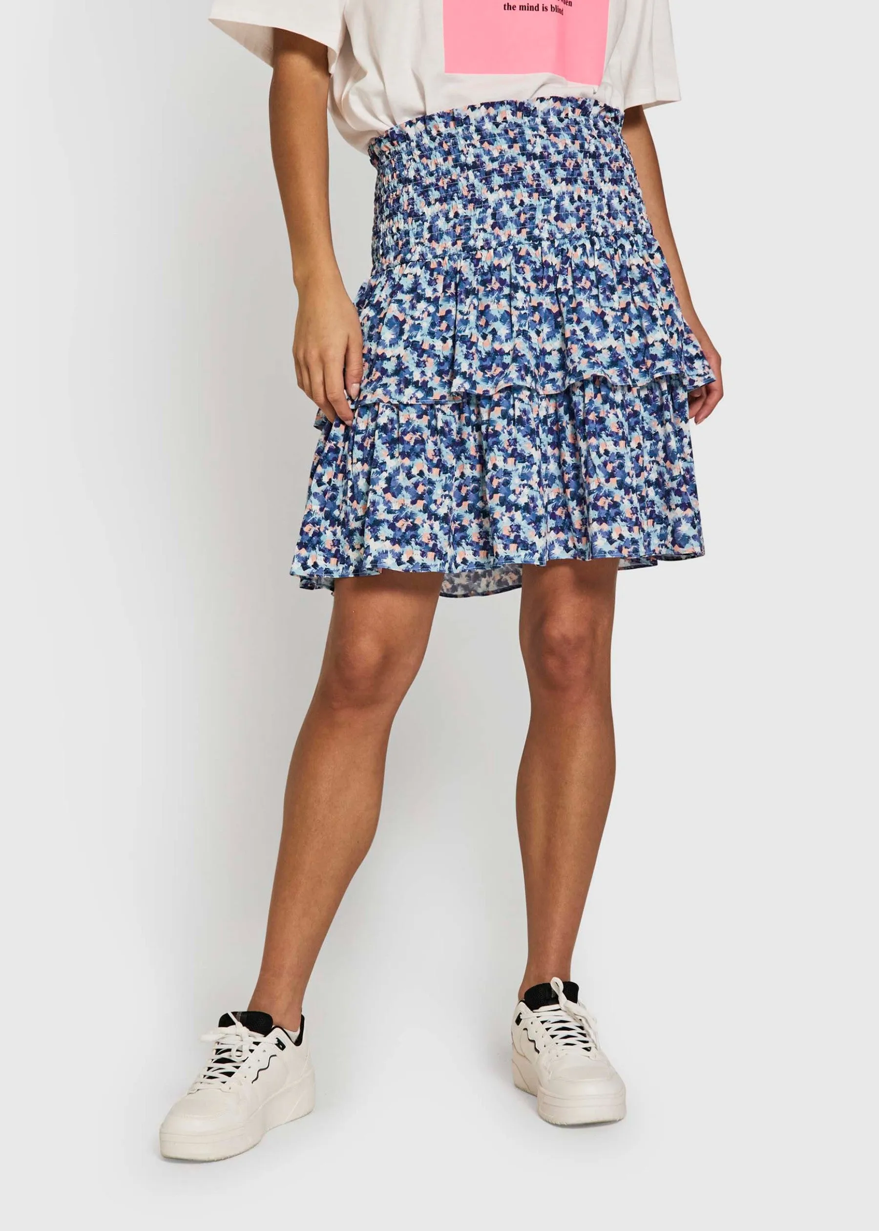 Bomba smock skirt - Multicolor print