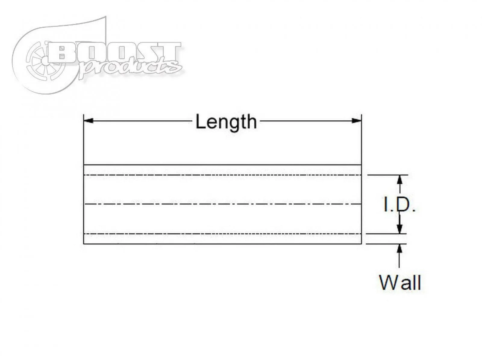 BOOST Products Silicone Coupler 22mm (7/8") ID, 75mm (3") Length, Black