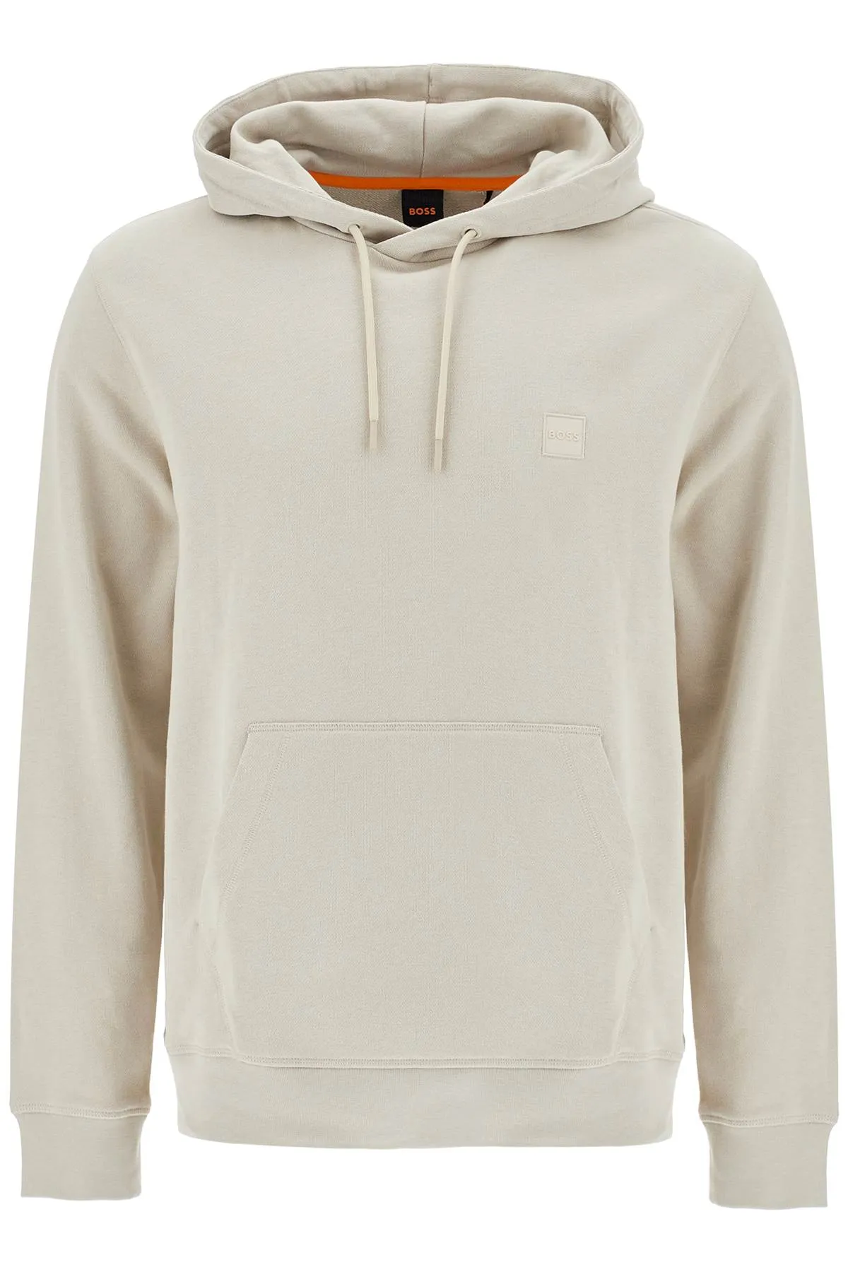 Boss Hooded Sweatshirt With Logo Patch