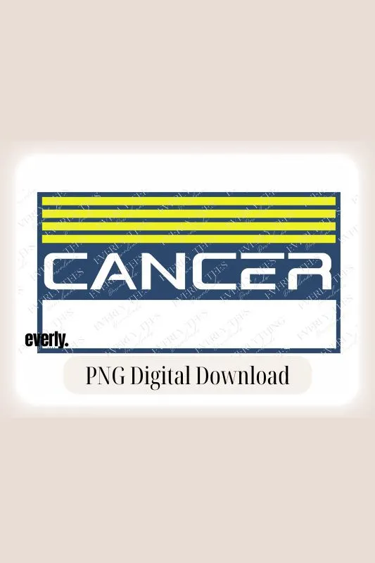 Cancer Zodiac Name Tag Design PNG Download