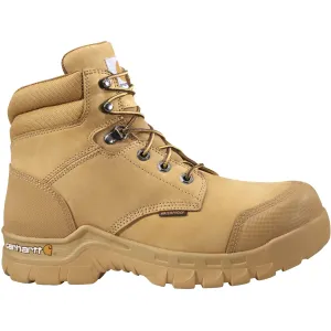 Carhartt Men's Rugged Flex 6" Comp Toe WP Work Boot - Wheat - CMF6356