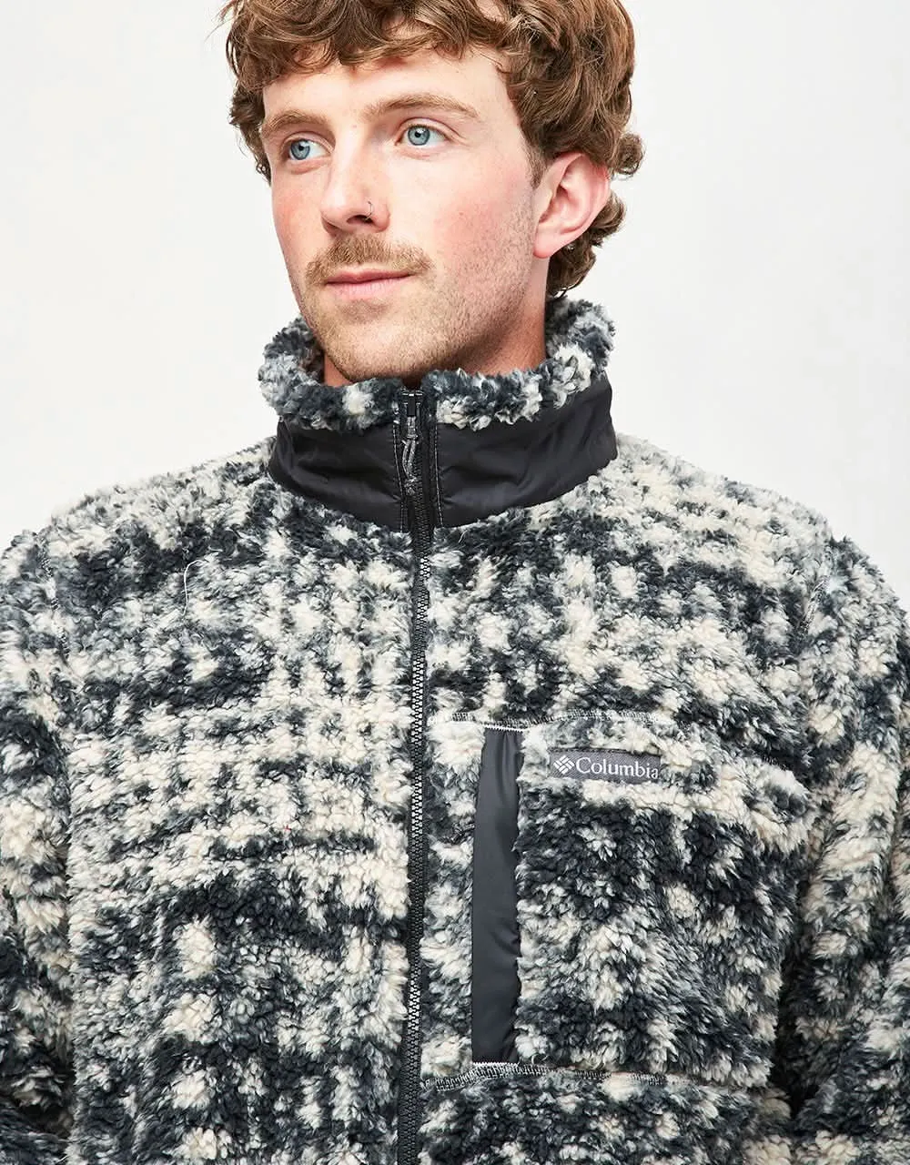 Columbia Winter Pass™ II Printed Fleece - Dark Stone Stippled Stripe