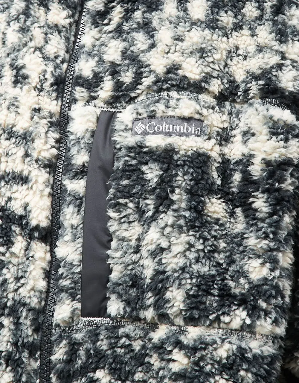 Columbia Winter Pass™ II Printed Fleece - Dark Stone Stippled Stripe