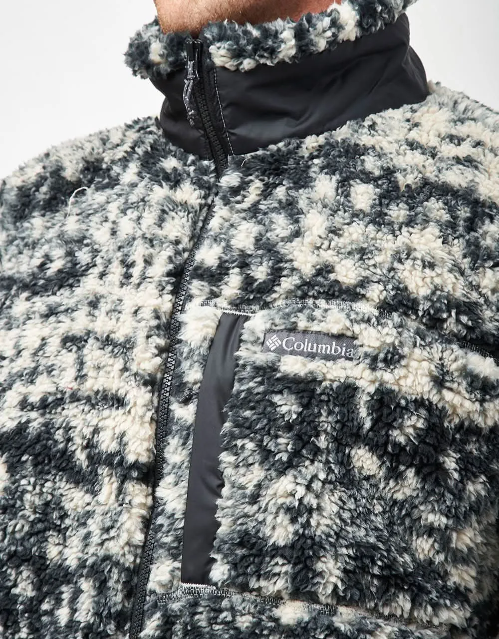 Columbia Winter Pass™ II Printed Fleece - Dark Stone Stippled Stripe