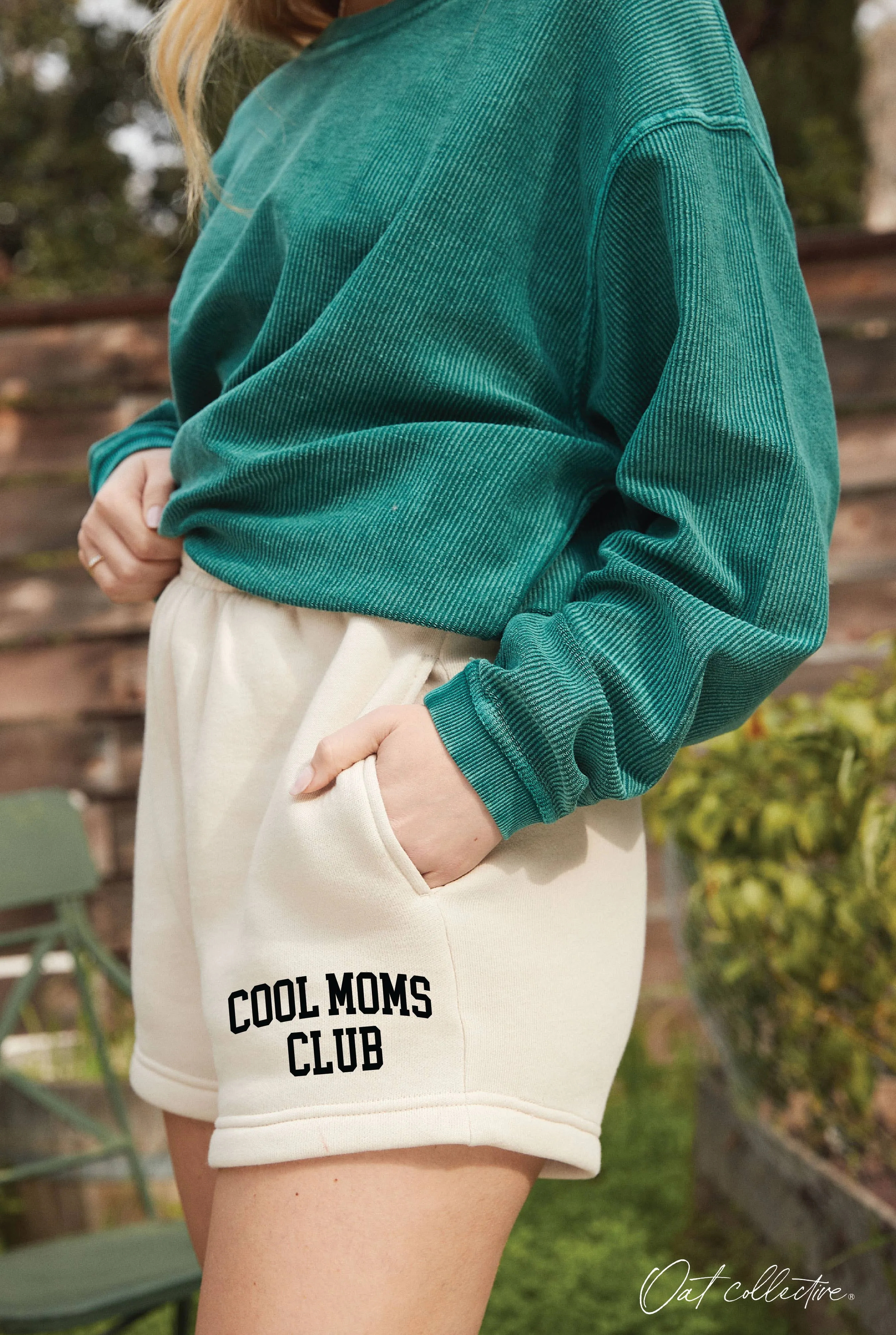 Cool Moms Club Graphic Sweat Short