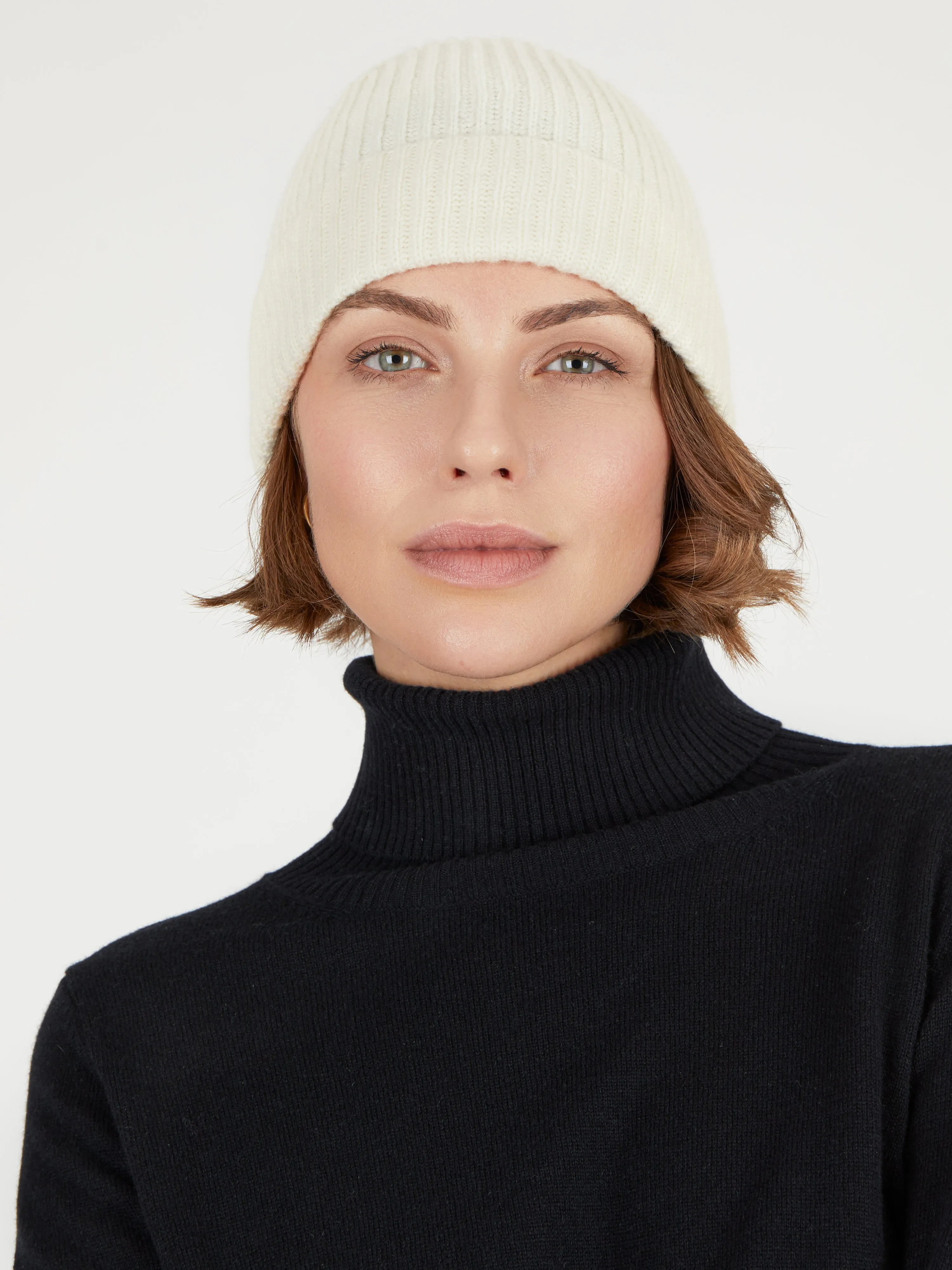 Core 100% Cashmere Beanie Hat