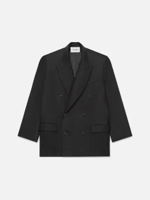 Double Breasted Jacket -- Black