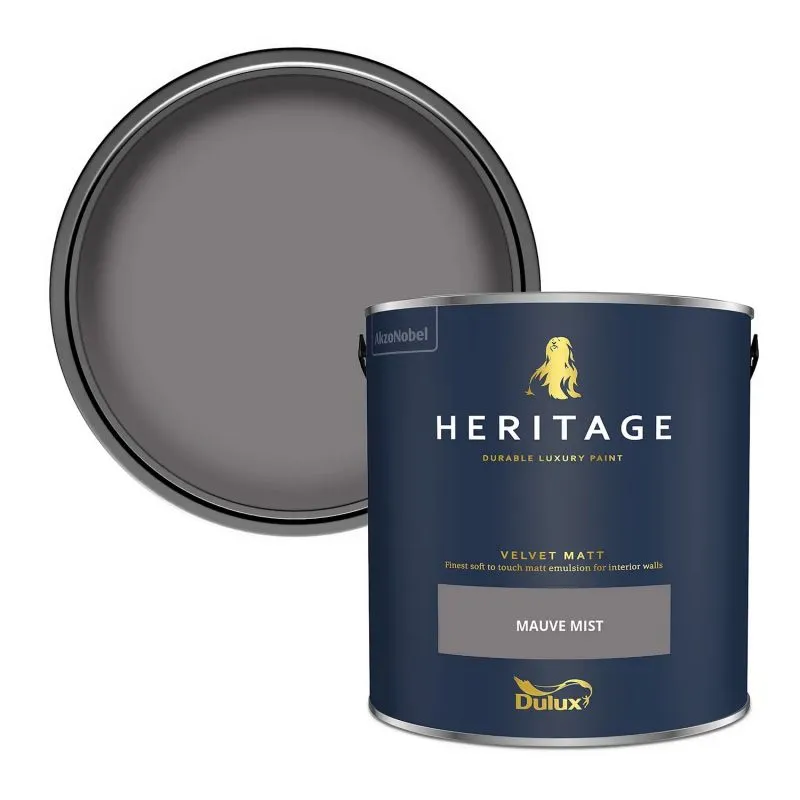 Dulux Heritage Matt Emulsion - Mauve Mist