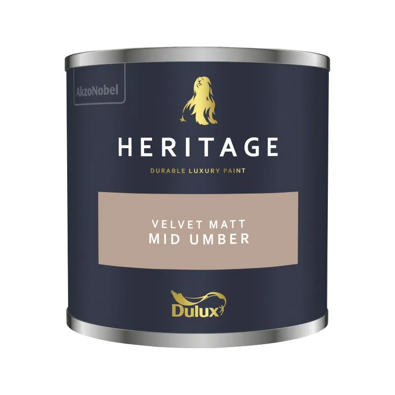 Dulux Heritage Matt Emulsion - Mid Umber