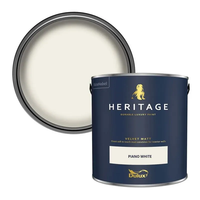 Dulux Heritage Matt Emulsion - Piano White