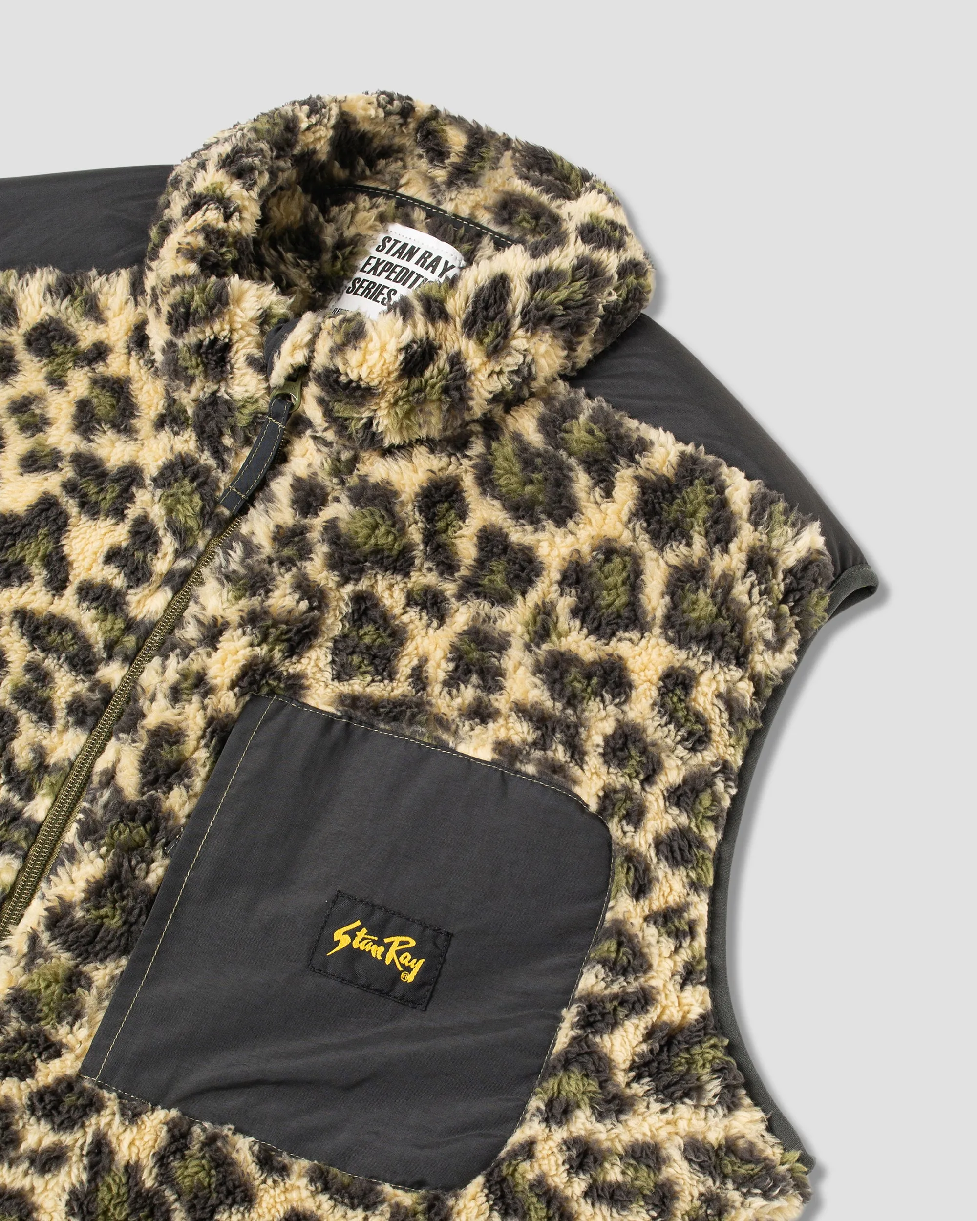 Fleece Vest (Leopard Camo)