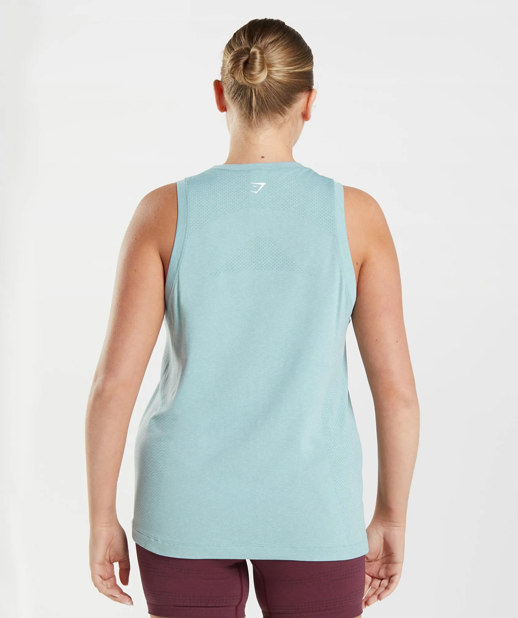 Gymshark Vital Seamless 2.0 Light Tank - Pearl Blue Marl