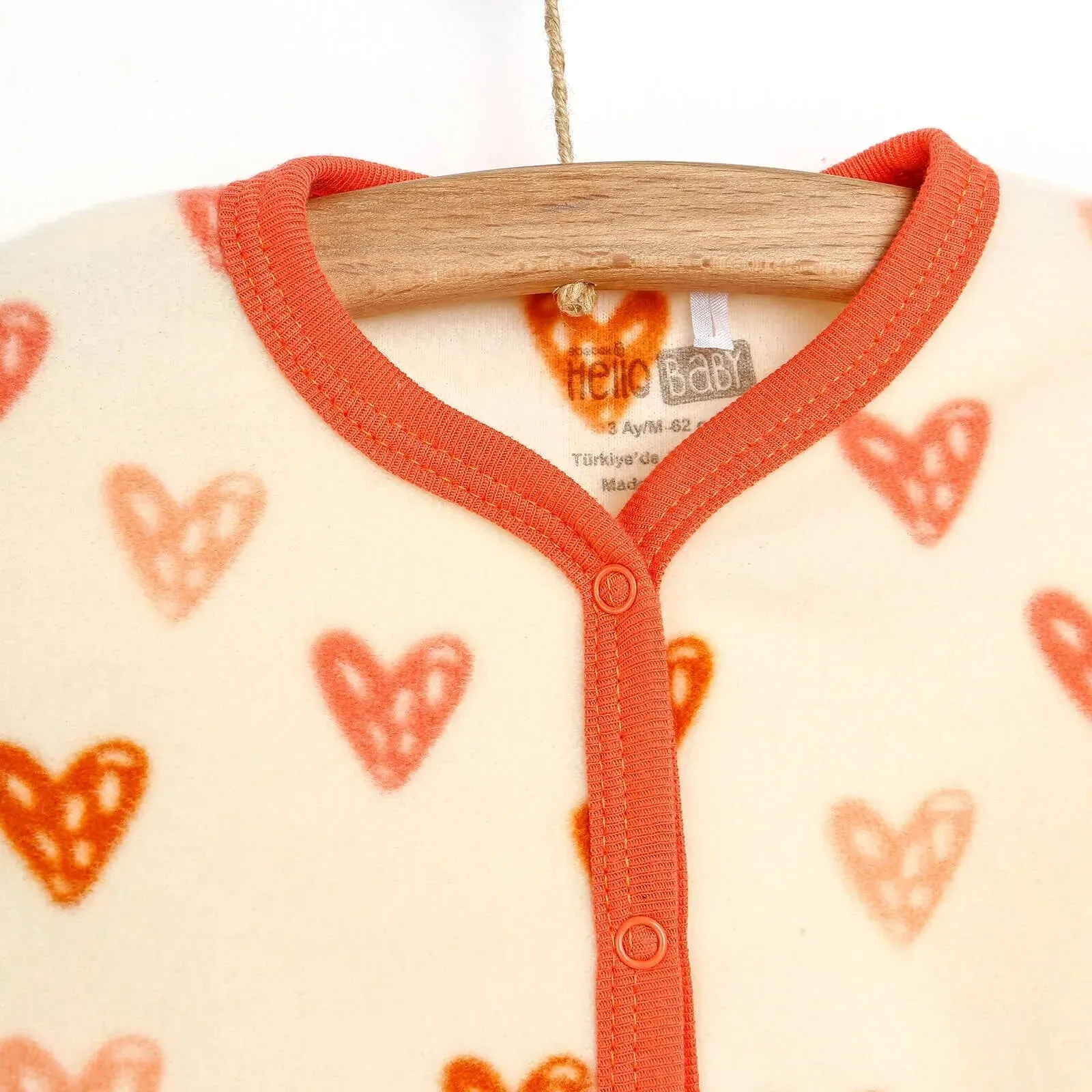 HelloBaby Newborn Baby Girl Fleece Cardigan