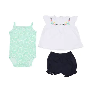 hi-hop 3 Piece Short Set Flower