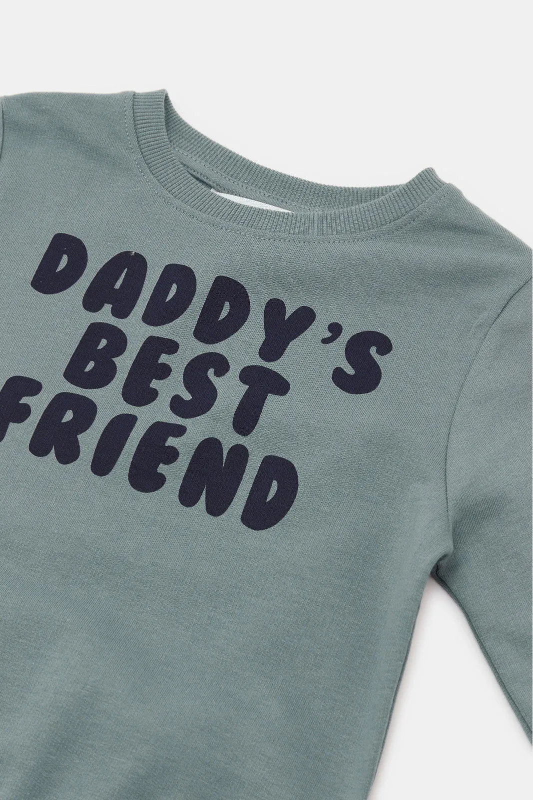 Infant Boys Blue Daddy's Best Friend Sweatshirt