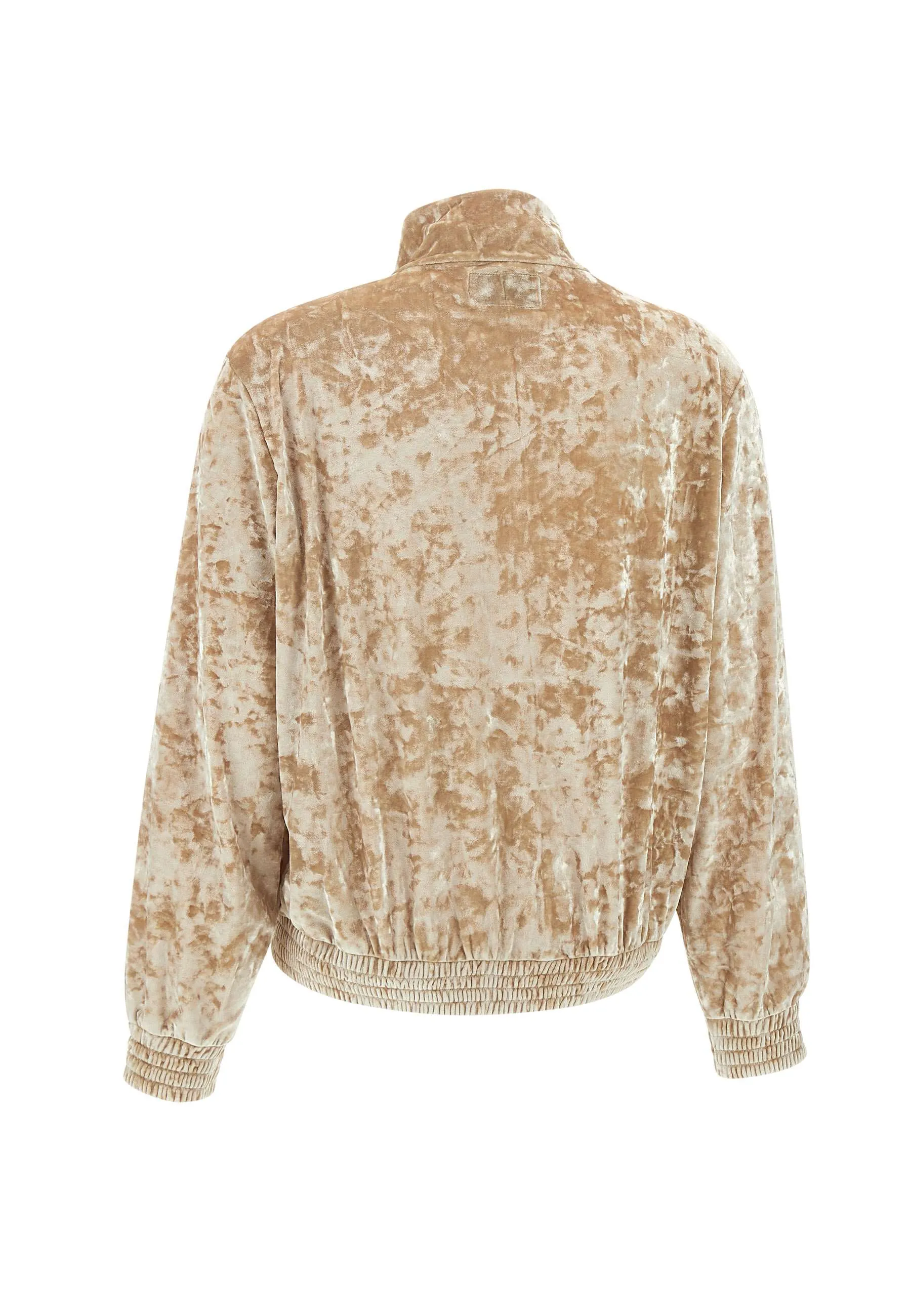 Ivory Chenille Full Zip Sweatshirt