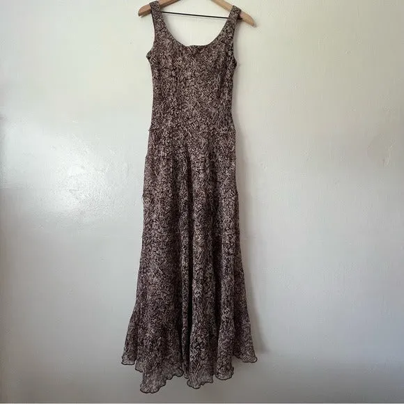 Jones Wear Vintage Deadstock Tiered Day to Dinner Maxi Dress