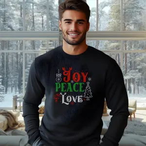 Joy Peace Love | Christmas Sweatshirt