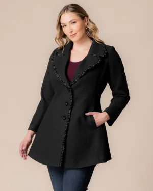 Juliette Winter Coat with Satin Trim