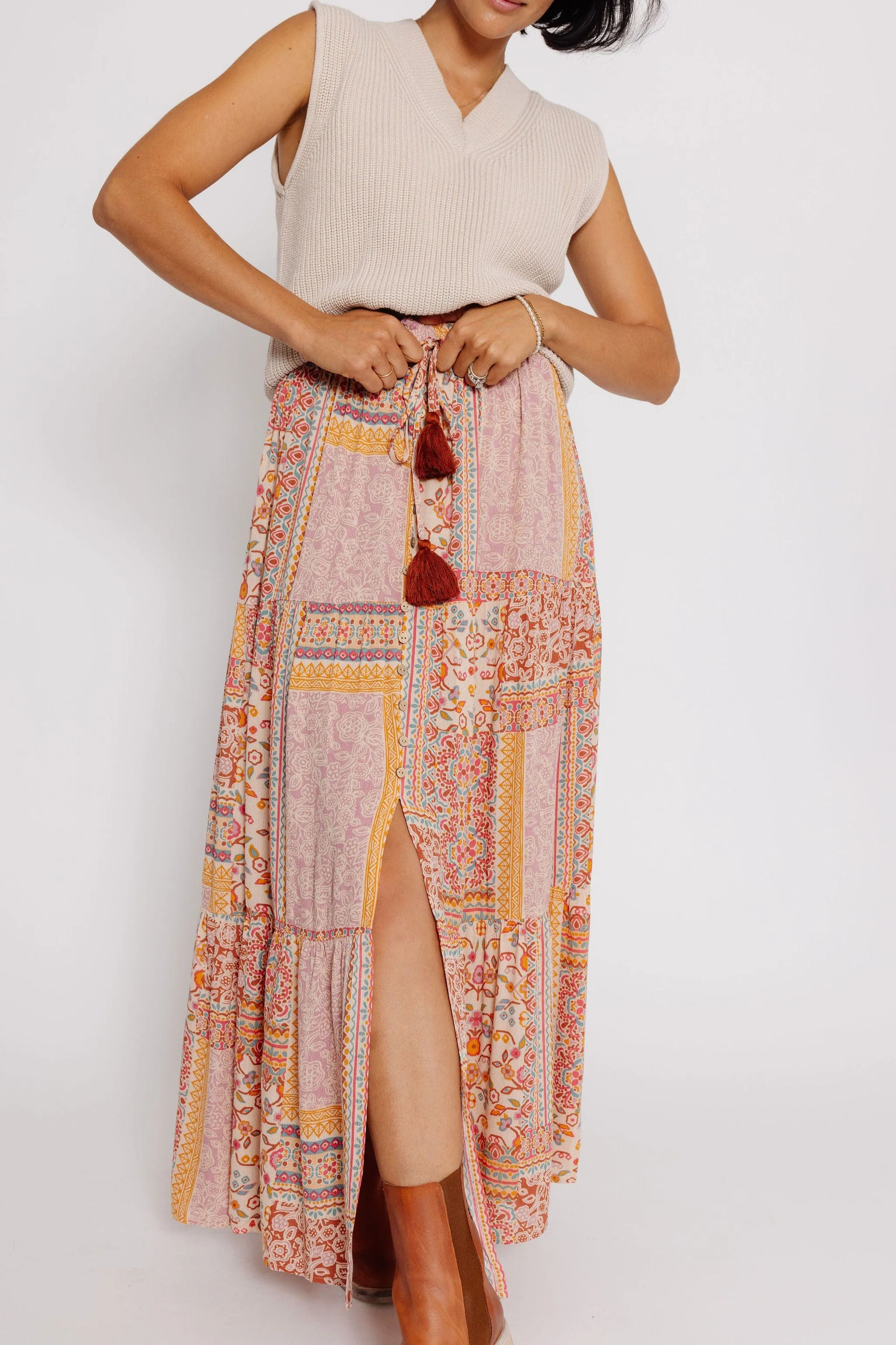 Keke Skirt in Vintage Apricot