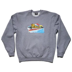 Lakai Push Crewneck Sweatshirt - Heather Grey