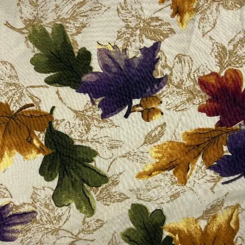 Leaves & Acorns | Harvest Print Shirting - SKU 7634C #U18