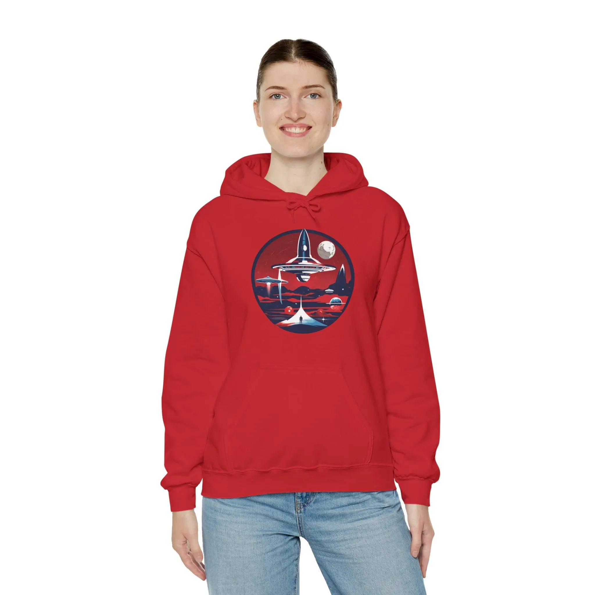 Let's Escape Spaceart Sci-Fi Hoodie