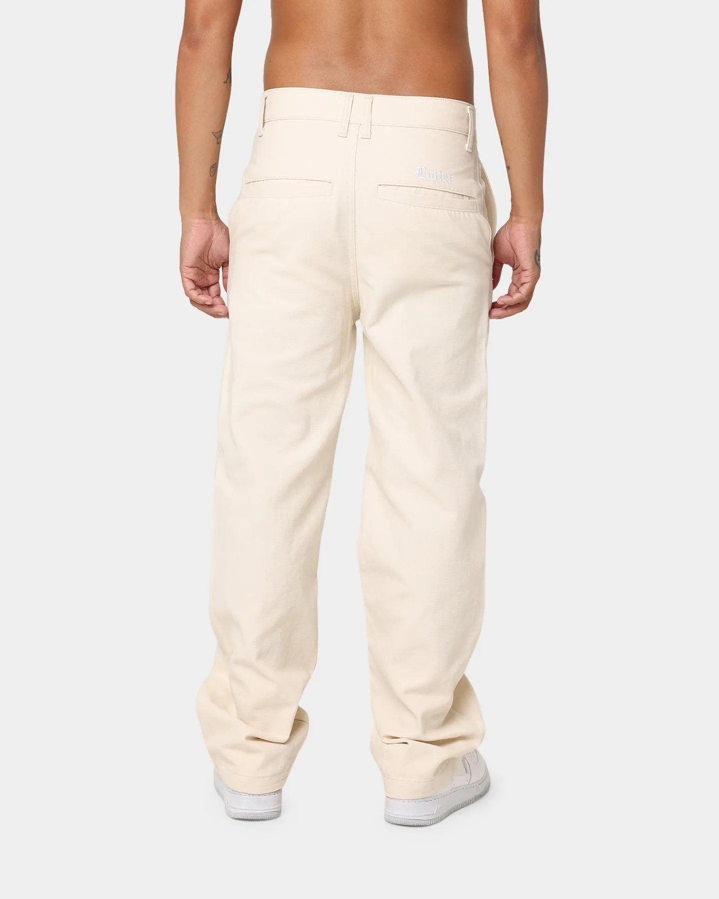 Loiter Patchwork Trousers Off White