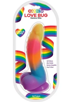 Love Bug Silicone Dildo with Suction Cup