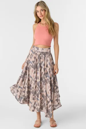 MARNIE PALMER PRINT MIDI SKIRT