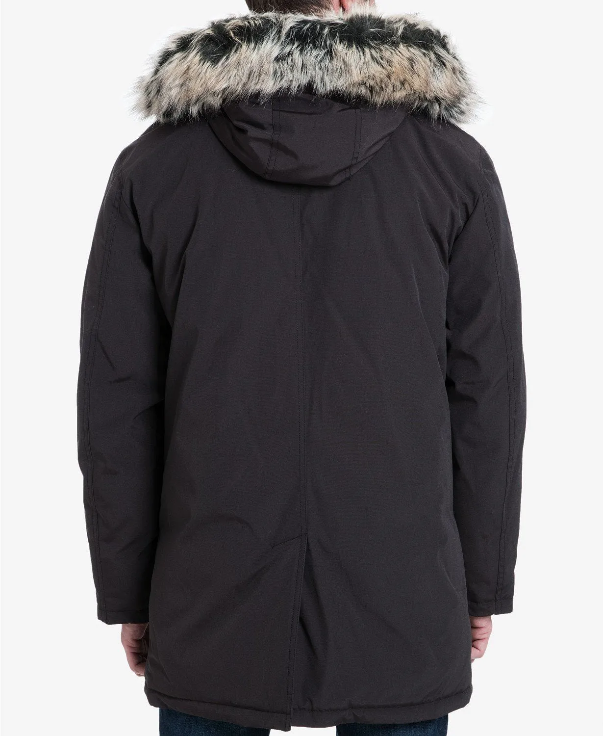 Michael Kors Men's Heavyweight Hooded Snorkel Parka Coat with Bib