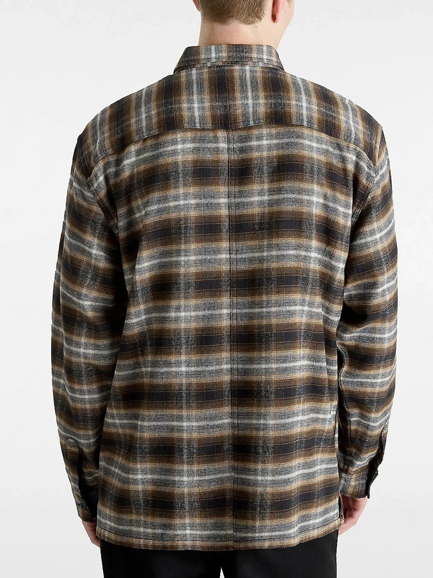 Montwood Zip Flannel Long Sleeve Buttondown Shirt