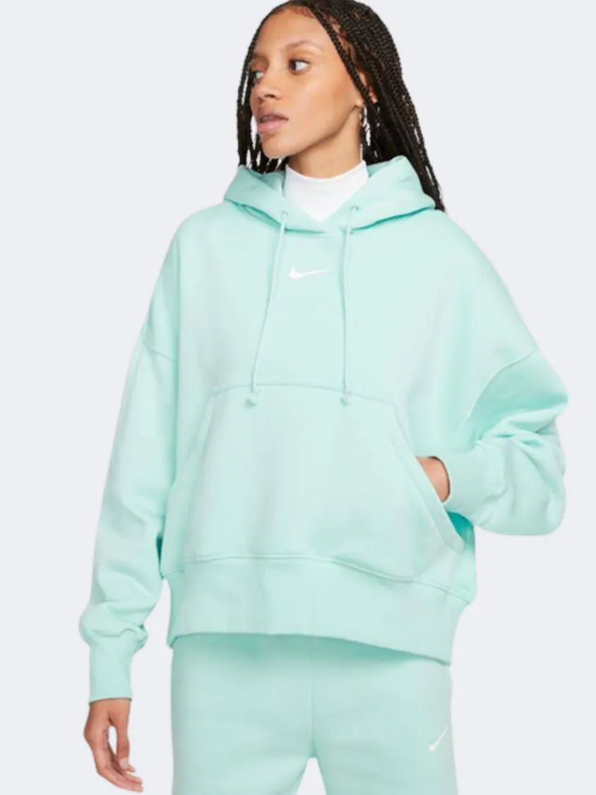 Nike Phoenix Women Lifestyle Hoody Jade Ice/Sail