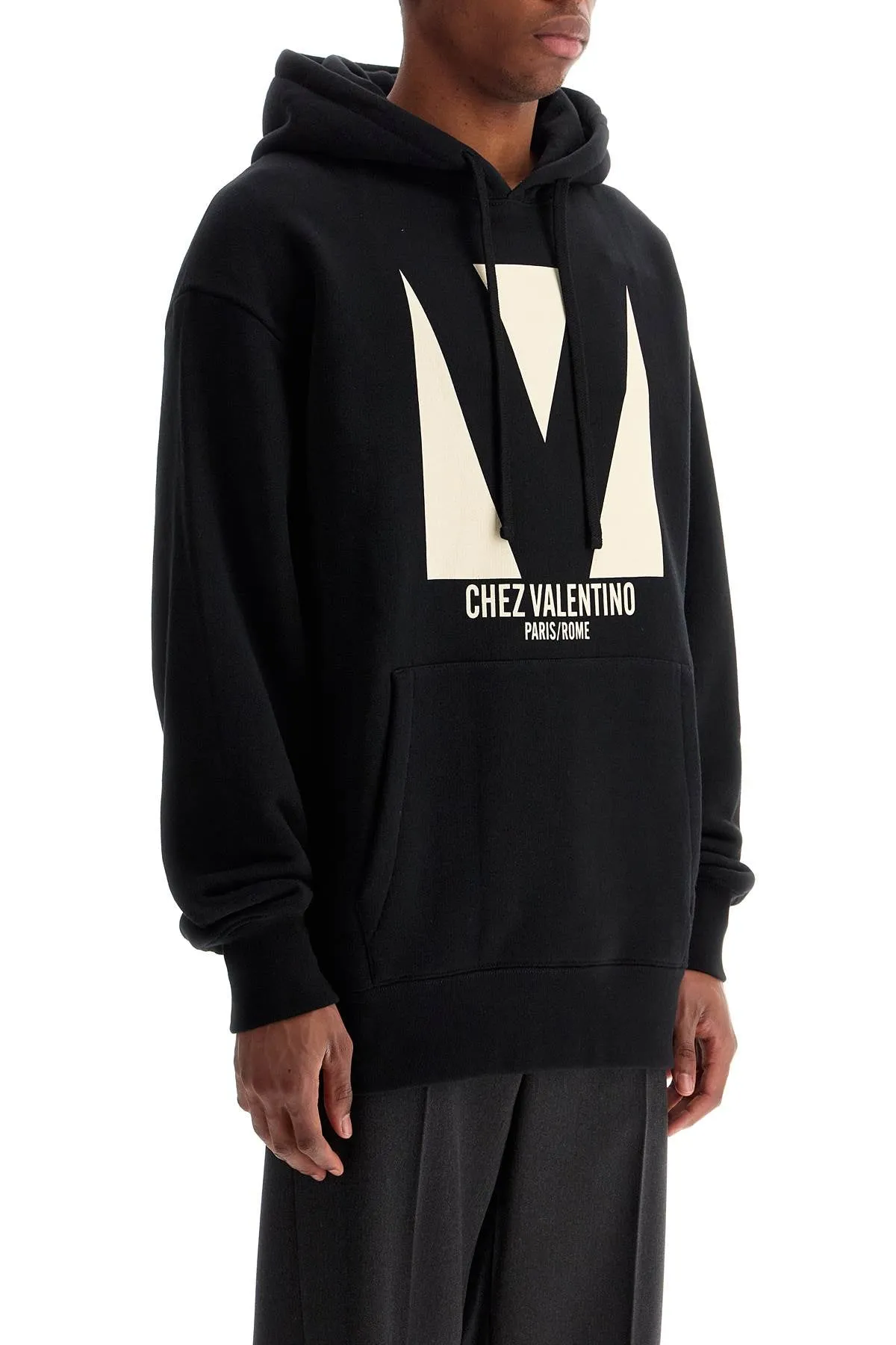 Oversized Logo Organic Cotton Hoodie