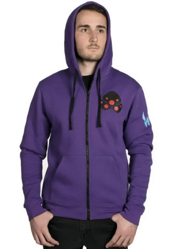 Overwatch Ultimate Widowmaker Zip-Up Hoodie | Purple