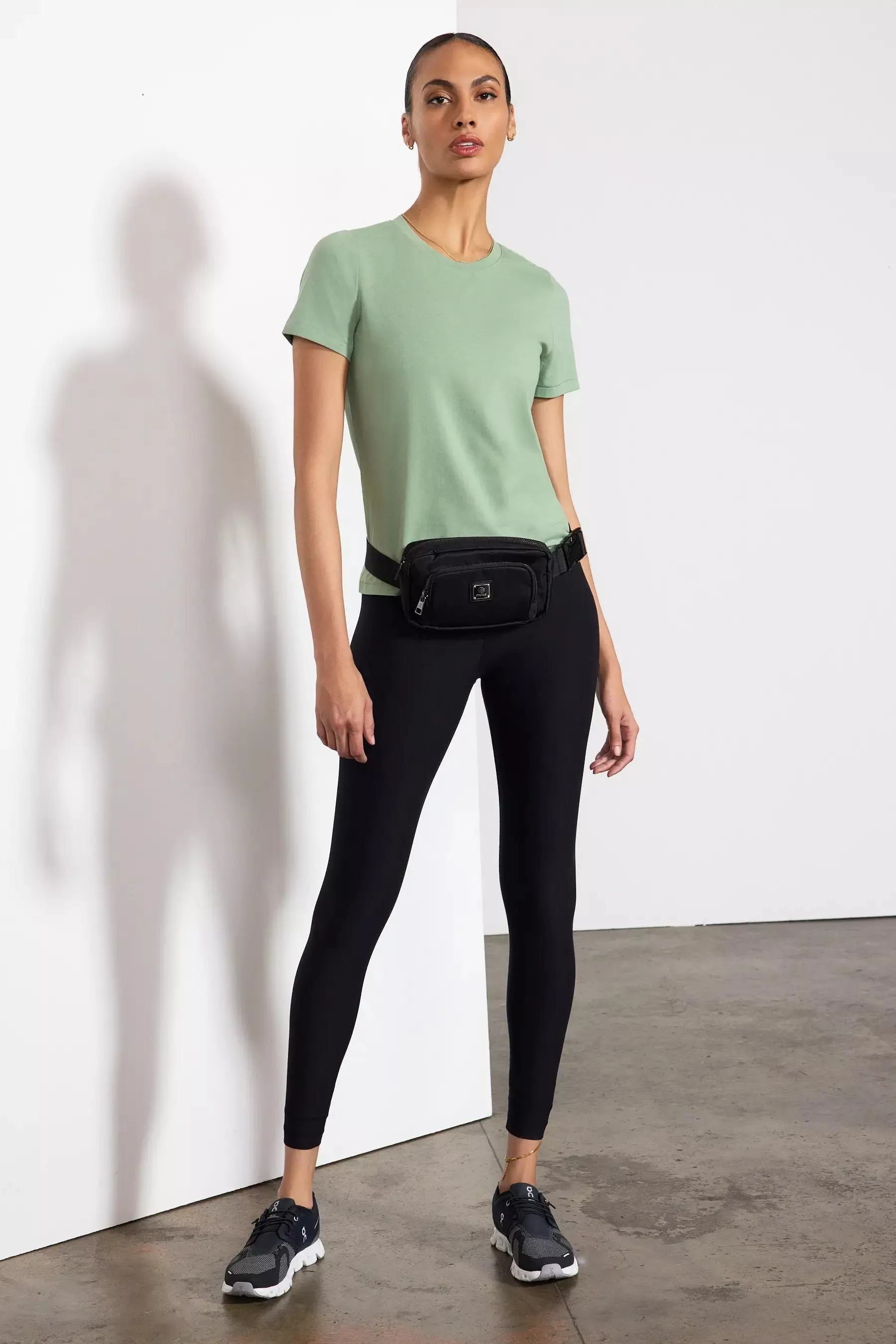 Pima Cotton Classic Fit Tee - Hedge Green