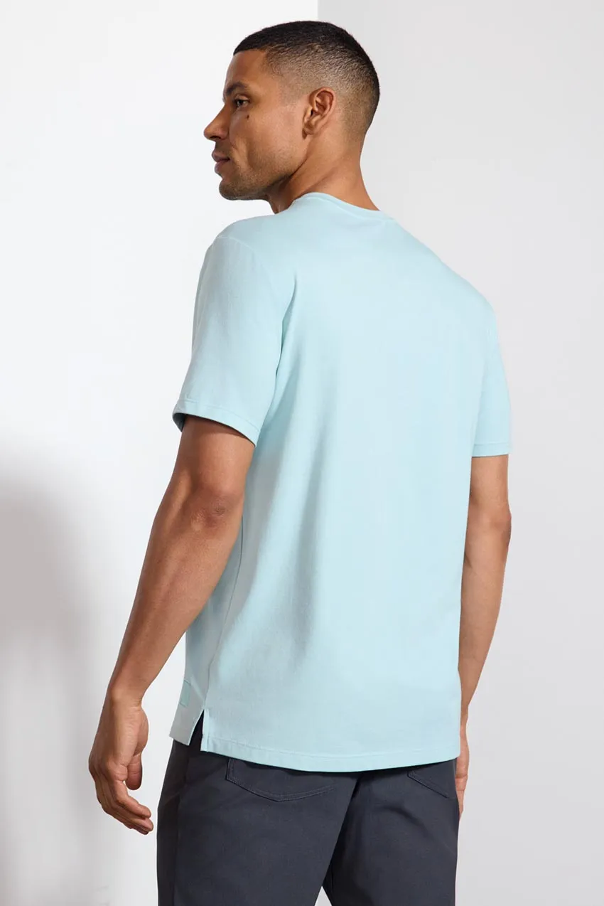 Pima Cotton Tee - Blue Haze