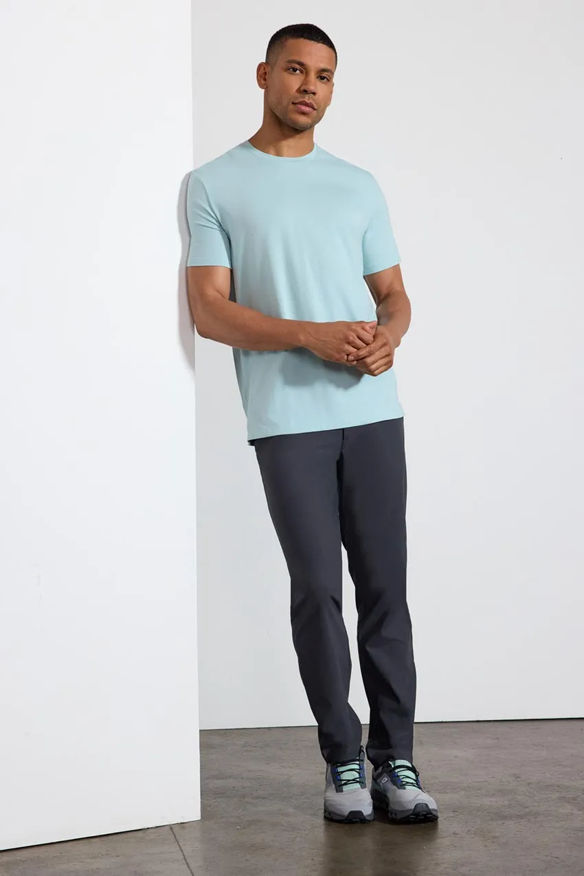 Pima Cotton Tee - Blue Haze