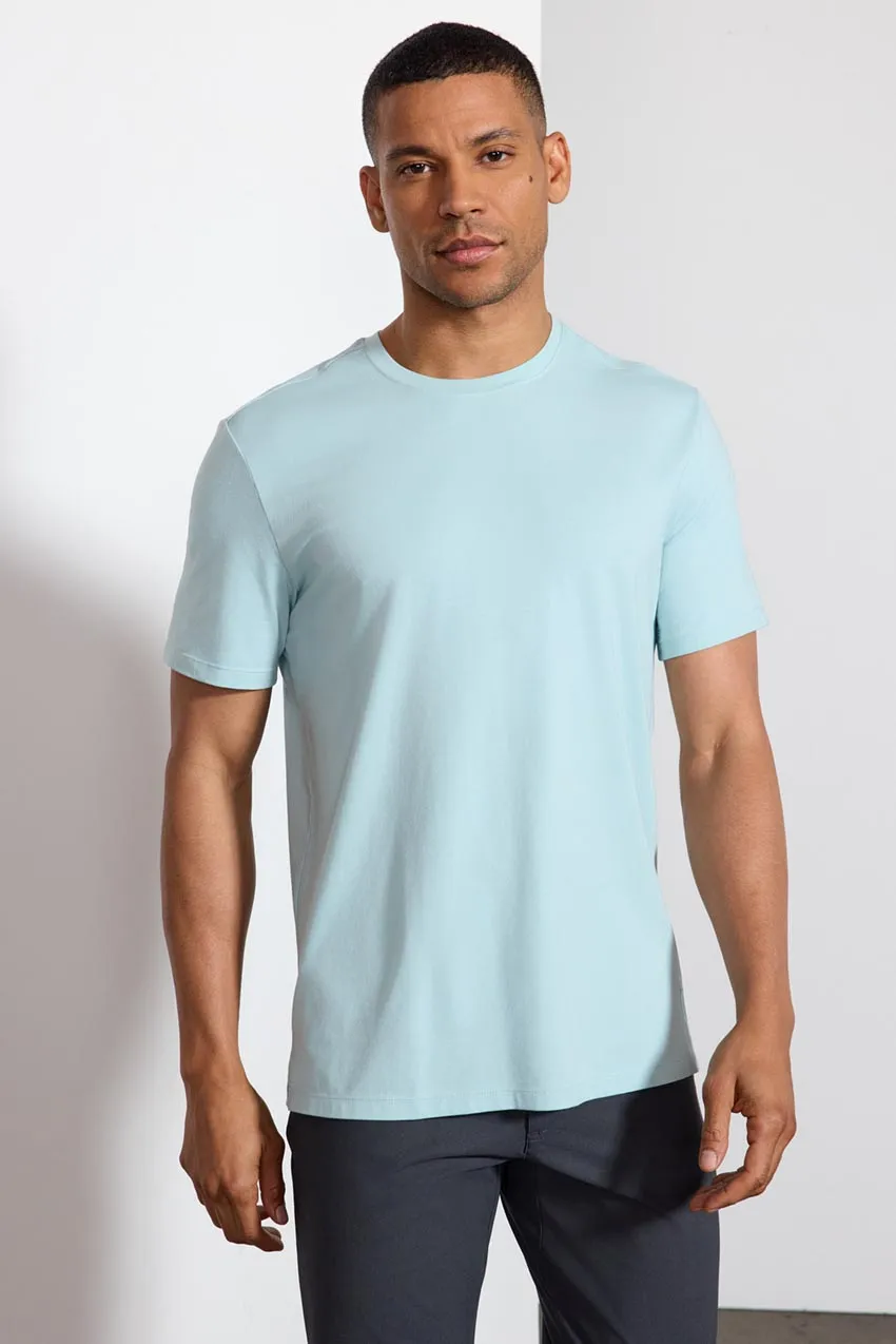 Pima Cotton Tee - Blue Haze