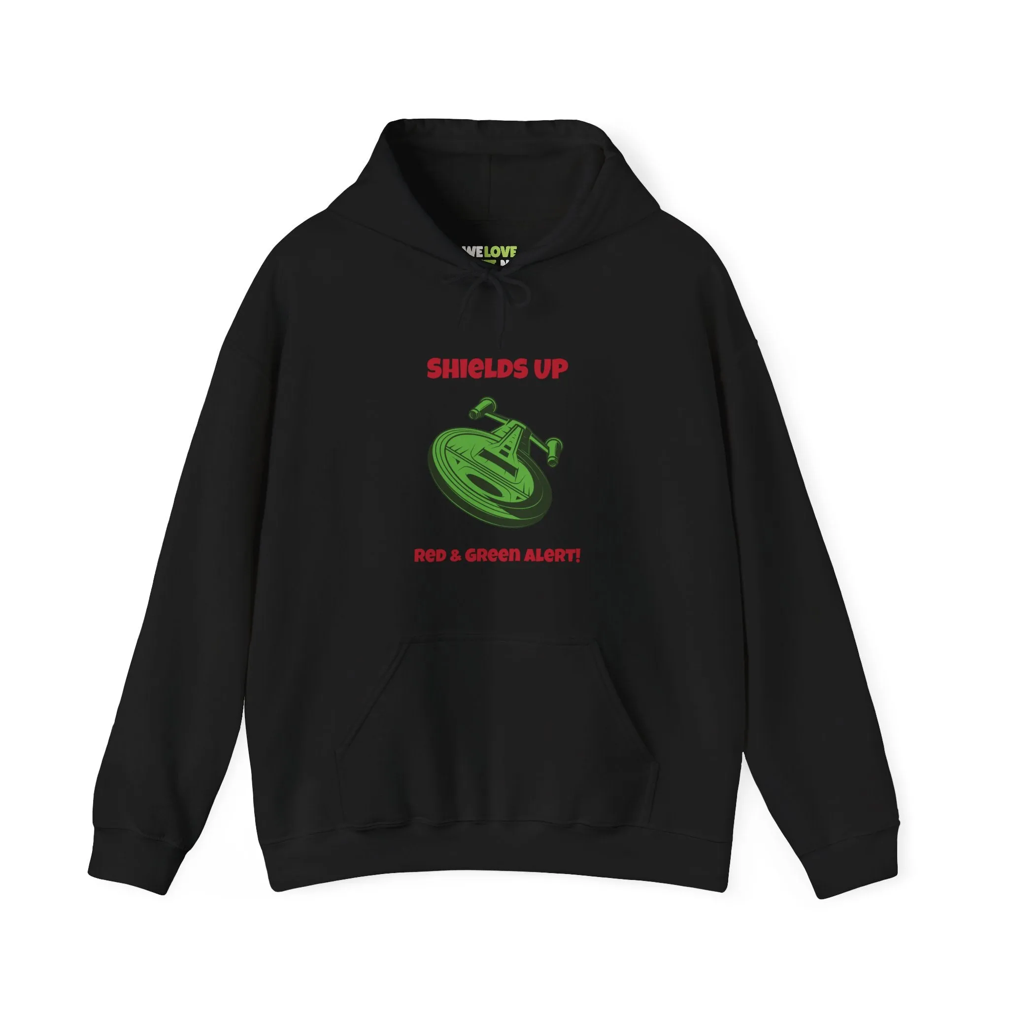 Red And Green Alert Funny Christmas Unisex Hoodie