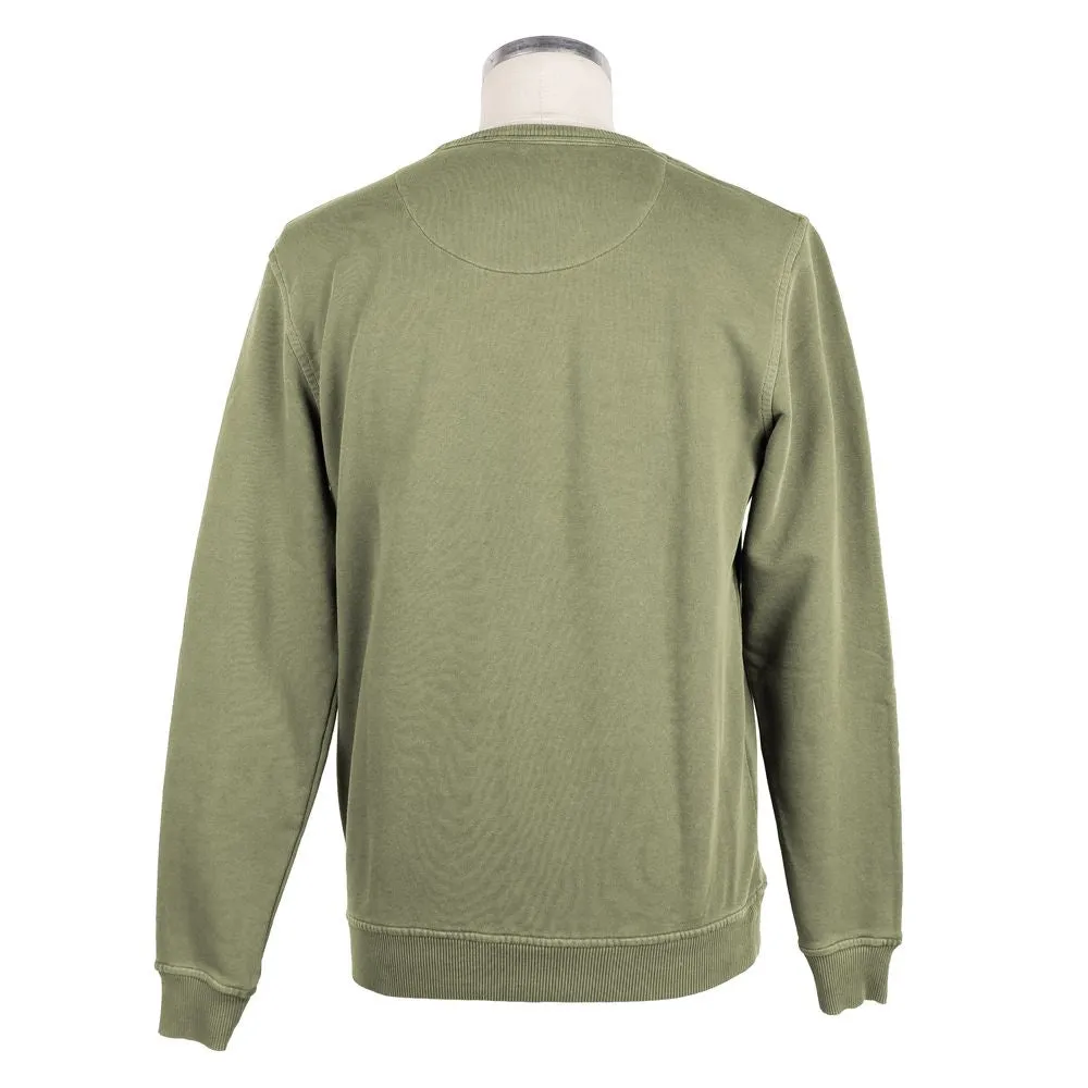 Refrigiwear Green Cotton Men Sweater